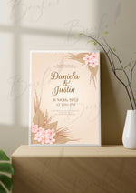 Load image into Gallery viewer, Nikah Frame With Stylish Brown Name | NF-013
