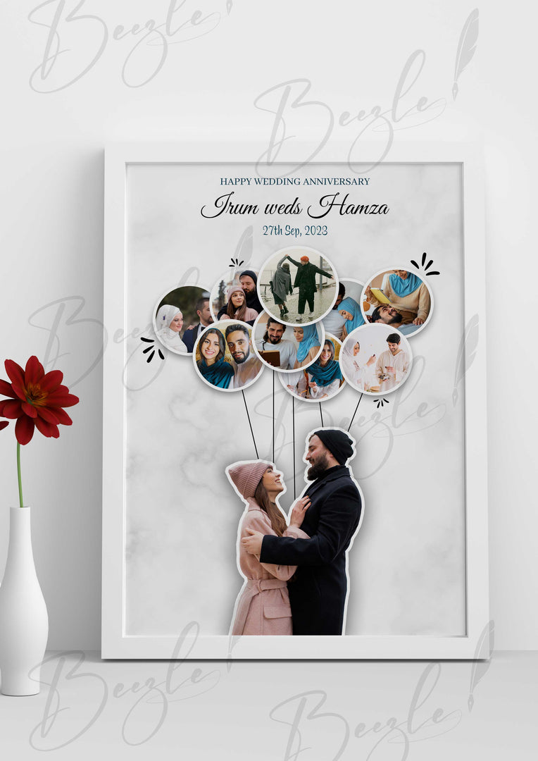 Happy Wedding Anniversary Frame | AF-006